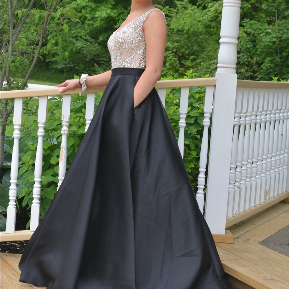 Jovani black prom dress